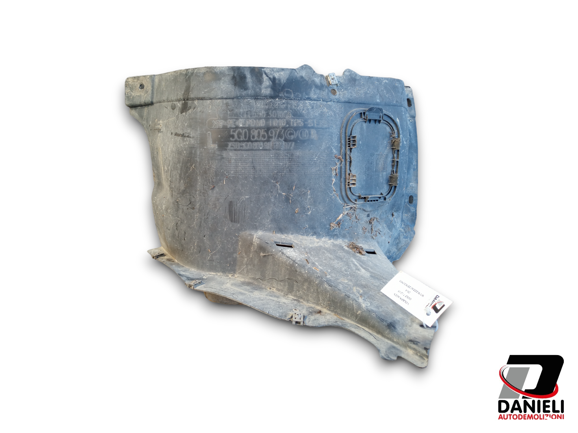 Parafanghi Anteriore Sinistro con Foro per Sensore, Passaruota Anteriore Sinistro Passaruota Trim LR044280 Sostituzione per Evoque L538 Dal 2012 Al 2018